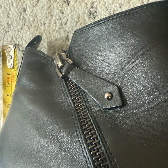 Sendra studded size 7 EUC near new Black Ankle Booties with Zipper - Picture 13 of 15